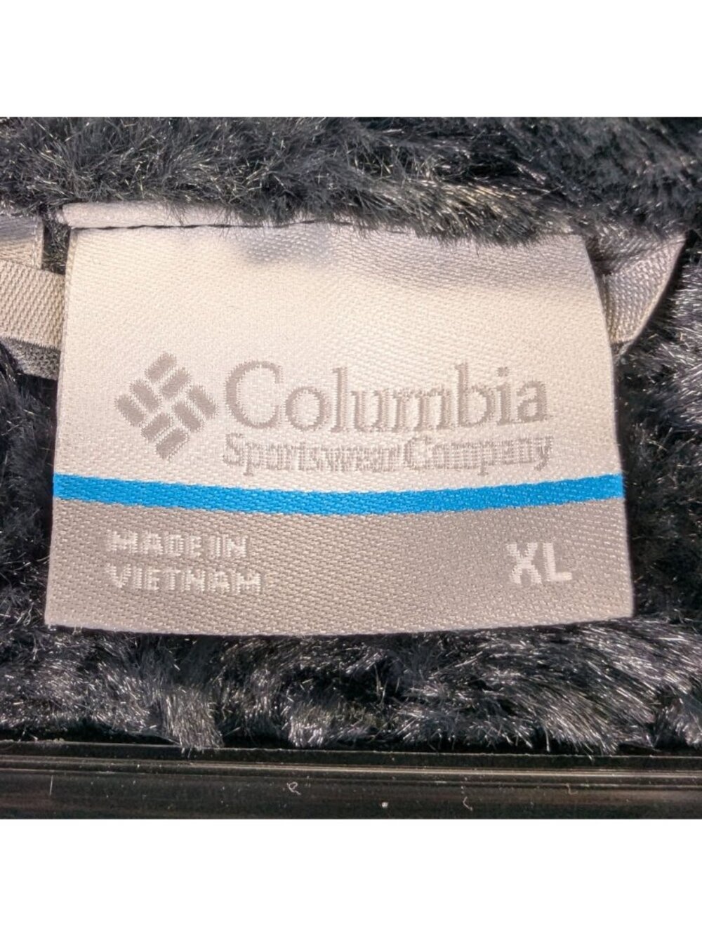 Columbia Womens XL Quilted Jacket Hooded Black Copper Crest Fleece Lined Coat - Picture 3 of 13